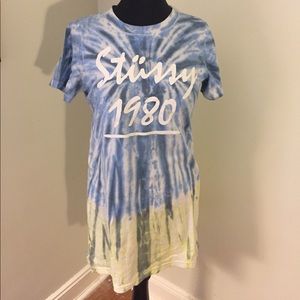 Tie dye STÜSSY mini dress